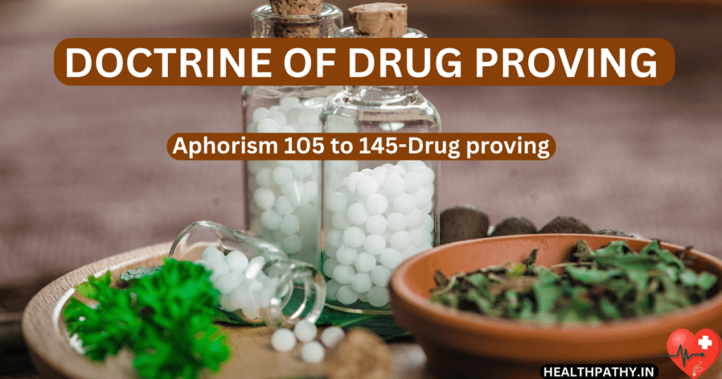 the doctrine of Drug Proving